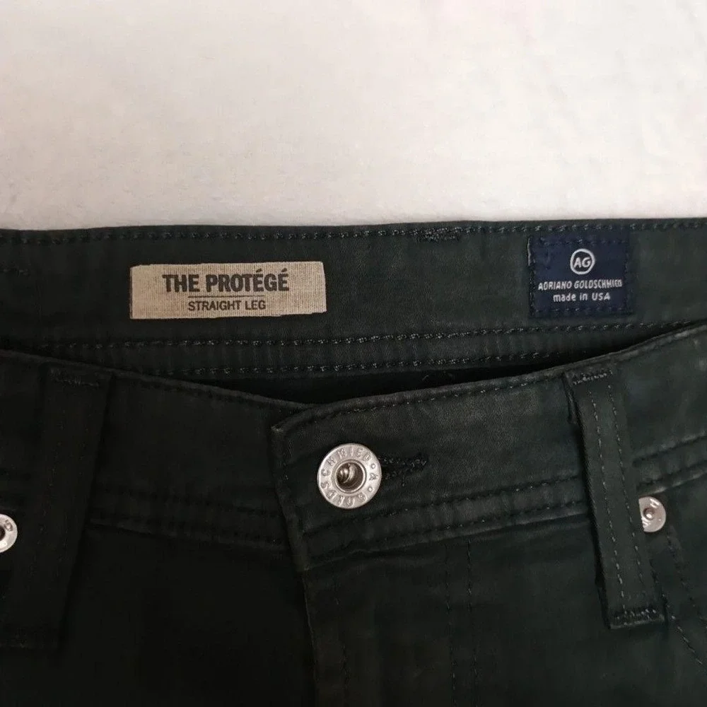 Adriano Goldschmied Pants Men 34x34 Gray Protege Straight Leg Chino 5 Pocket USA